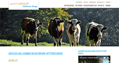Desktop Screenshot of naturpark-huettenerberge.de